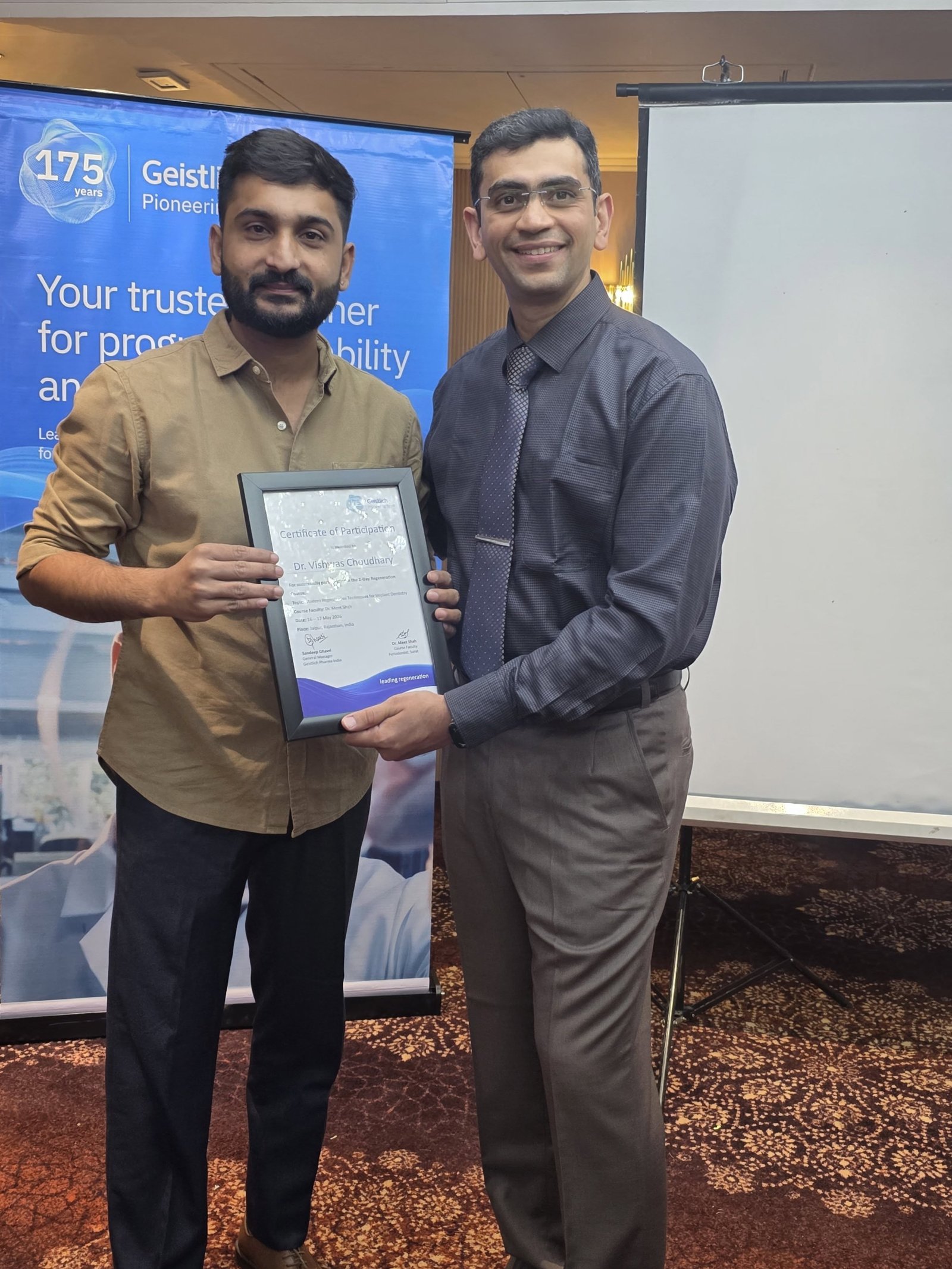 Dr Vishwas Choudhary, Dental Surgeon